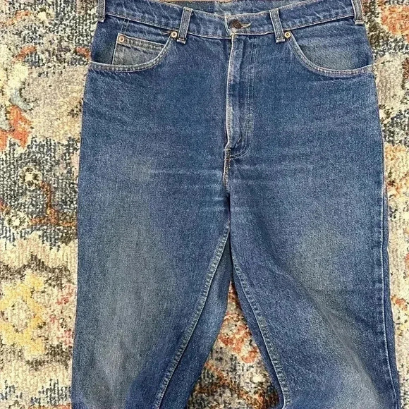 Vintage Levi’s 619 Orange  Tab Jeans Size 32 - Picture 6 of 7